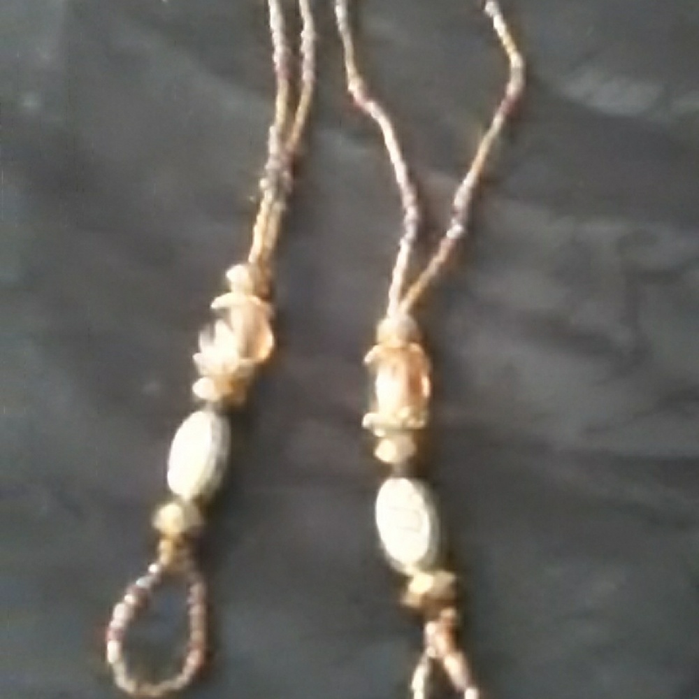 Beaded ankle toe bracelets